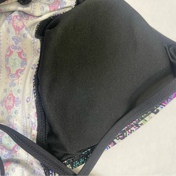 N by BAREFOOT MISS OF CALIFORNIA Multi Design Crossover Strap Swim Dress XL - Picture 9 of 9